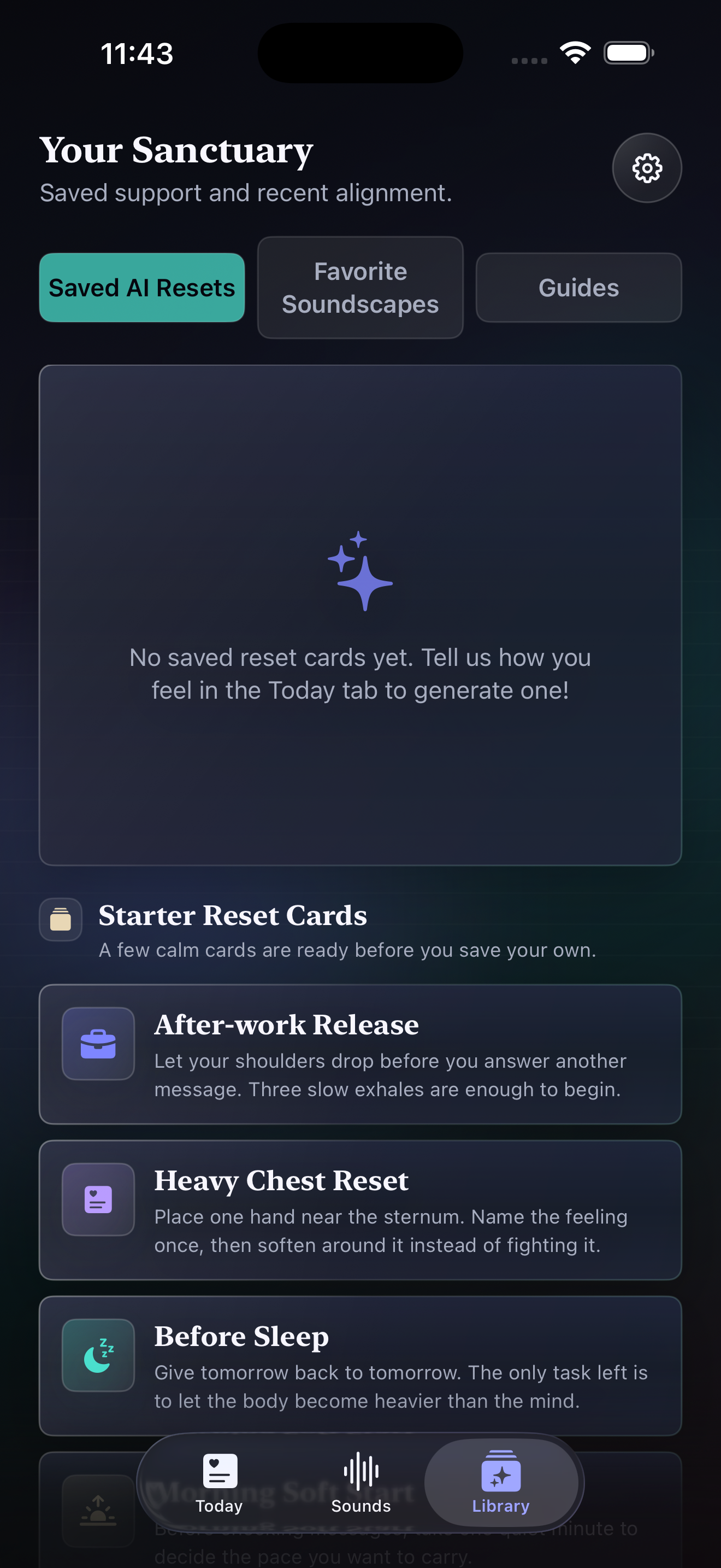 Keep what helped you sleep. app screenshot
